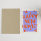 Happy New Home A6/5x7 card: Cello Bag (Biodegradeable) / A6