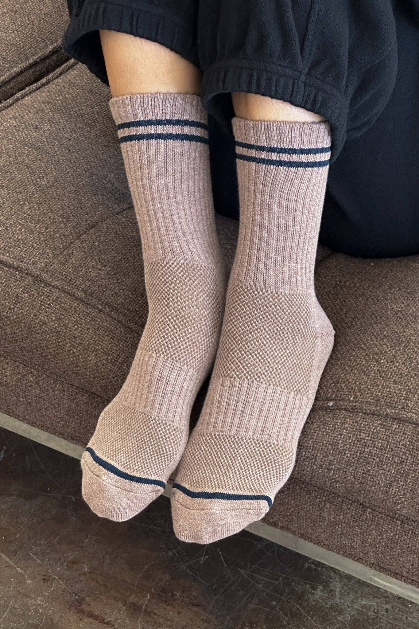 Boyfriend Socks : Cashew