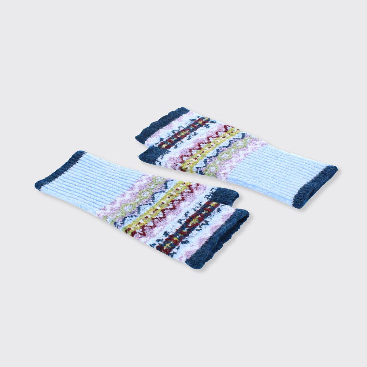 Missy Fingerless Gloves: blue