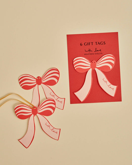Gift Tag Bows - Set of 6: Green