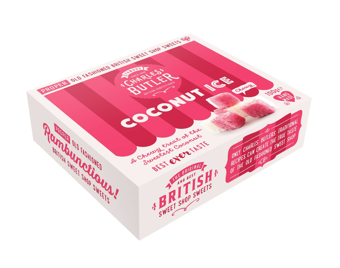 Charles Butler Coconut Ice 100g