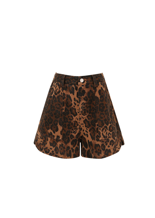 Tiffany Leopard Shorts
