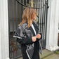 Large Triangle Bandana Scarf - Black