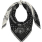 Large Triangle Bandana Scarf - Black