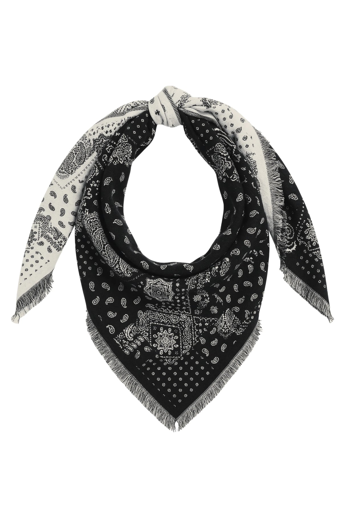 Large Triangle Bandana Scarf - Black