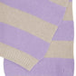 Ichi Lilac Stripe Knit Scarf