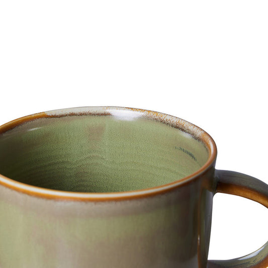 HKliving - Chef ceramics: mug, moss green