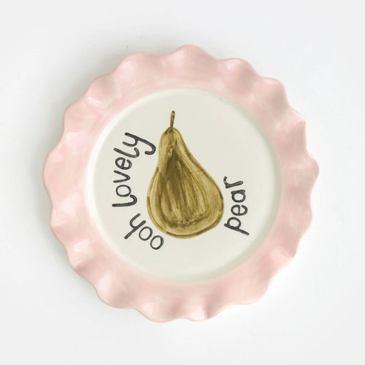 Lovely pear plate