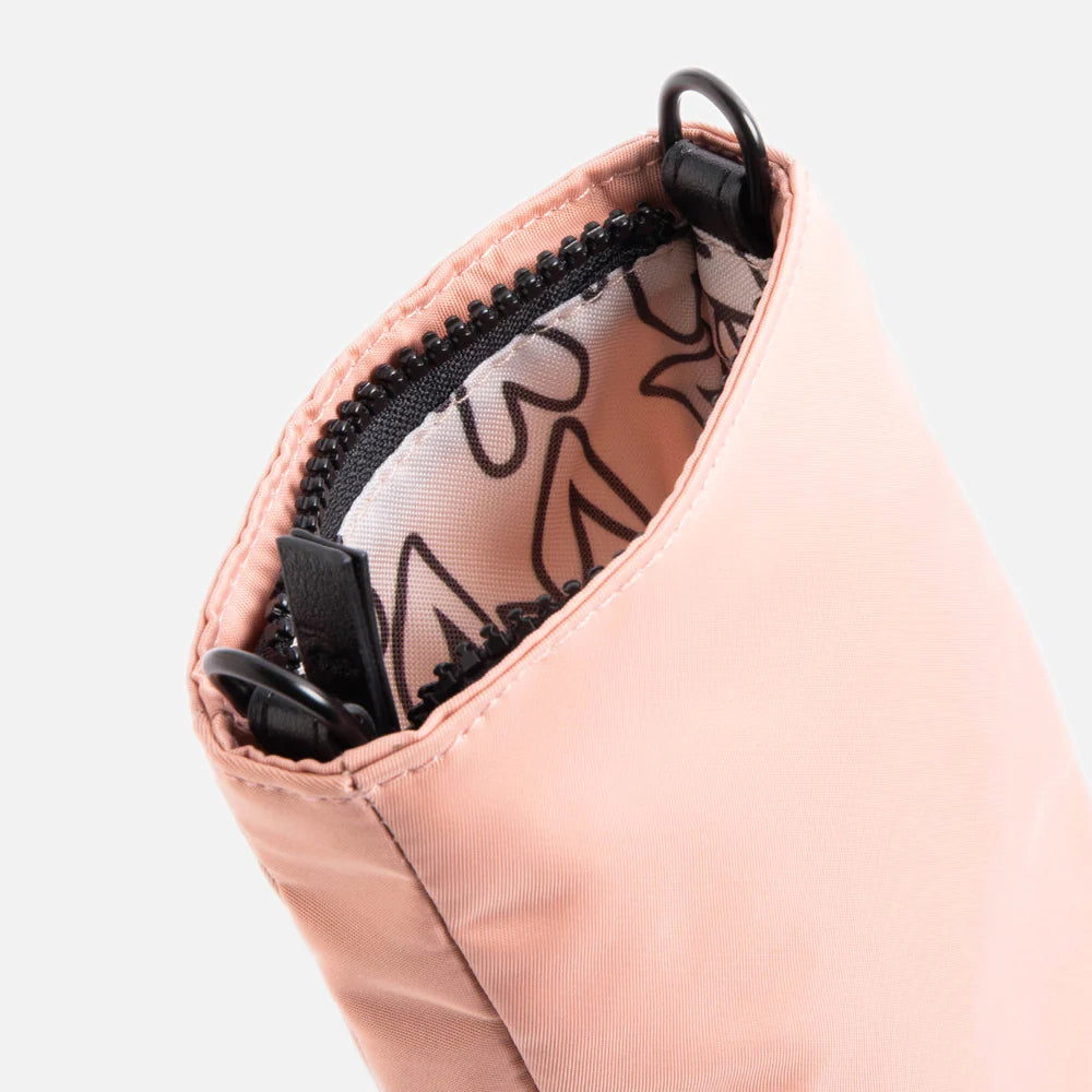Pink Casual Padded Phone Pouch Bag
