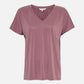 Fenya Modal V Neck Tee : Plum