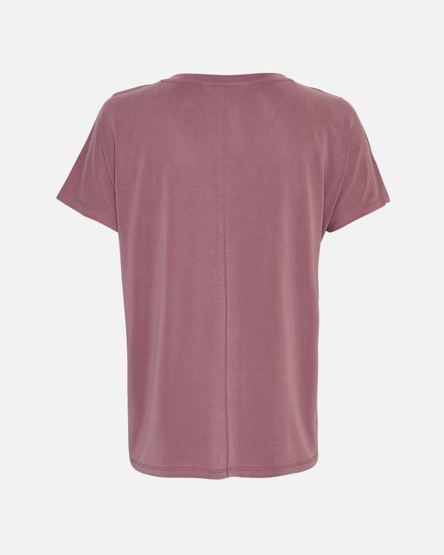 Fenya Modal V Neck Tee : Plum