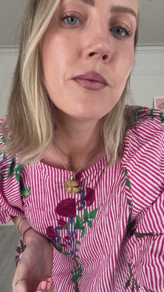 Pink Palm Dress