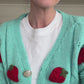 Strawberry knit cardigan