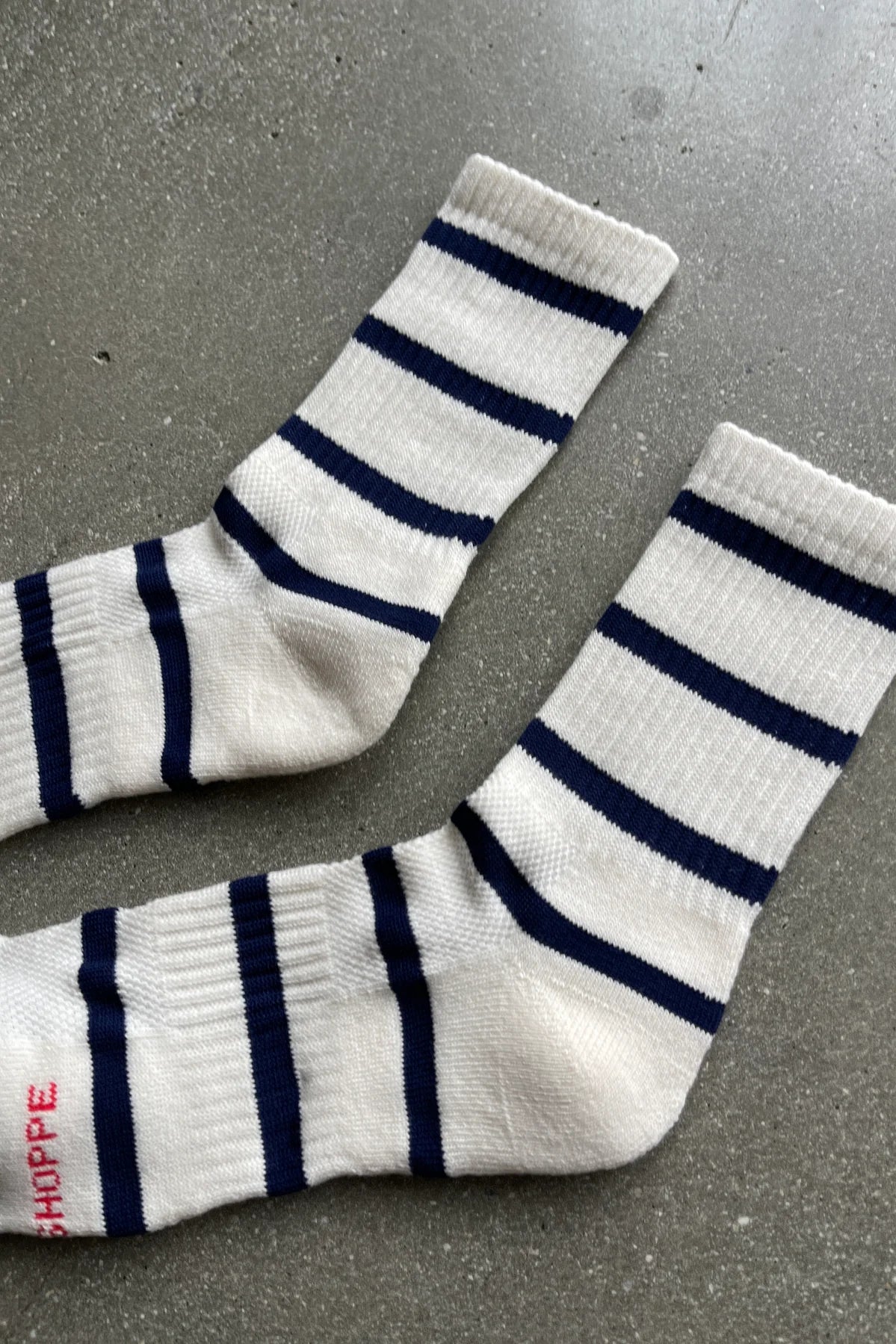 Le Bon Stripe Boyfriend Socks