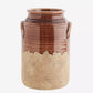 Stoneware Vase : Brown