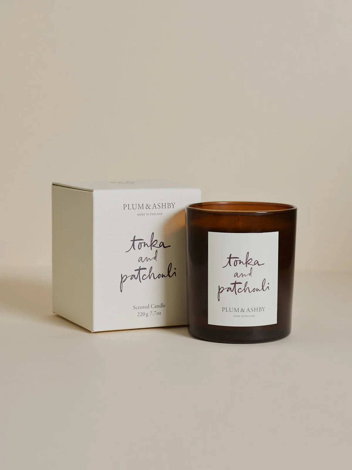Plum & Ashby Candle : Tonka and Patchouli