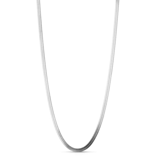 Enamel Copenhagen Necklace - Caroline Silver