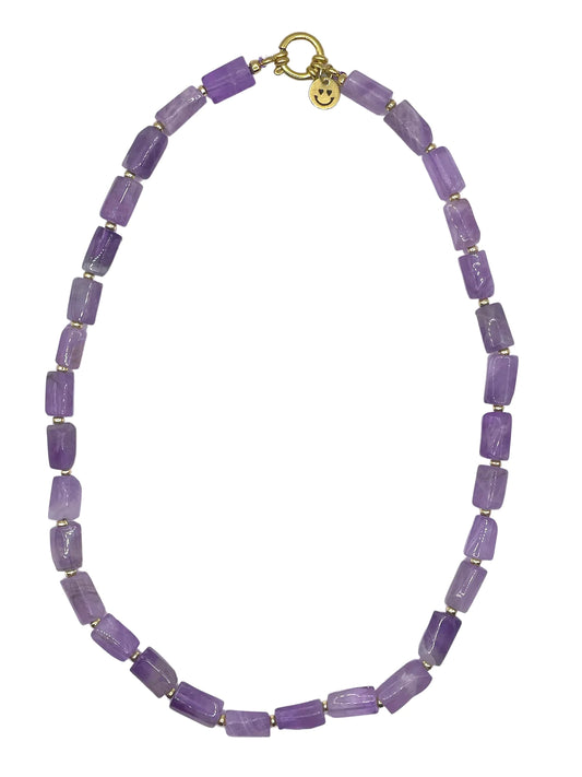 PHIL LILA AGATE NECKLACE
