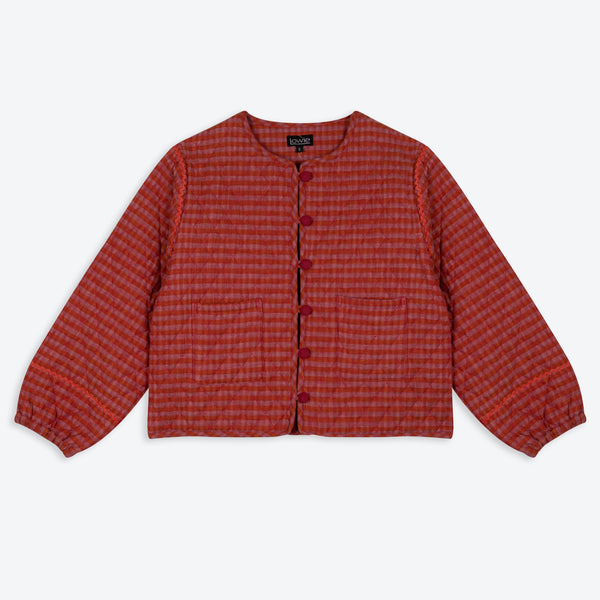 Lowie Amber Check Quilted Jacket