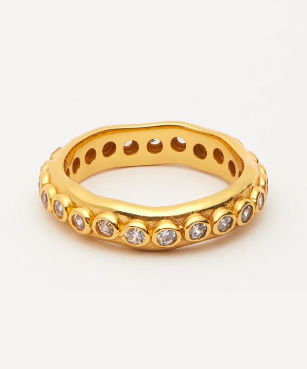 Shyla  Gold-Plated Astri Eternity Ring