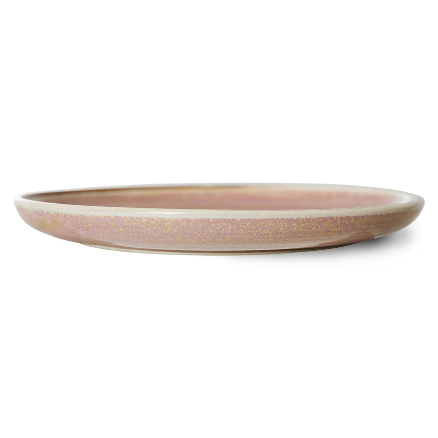 HKliving : Dinner Plate in Rustic Pink