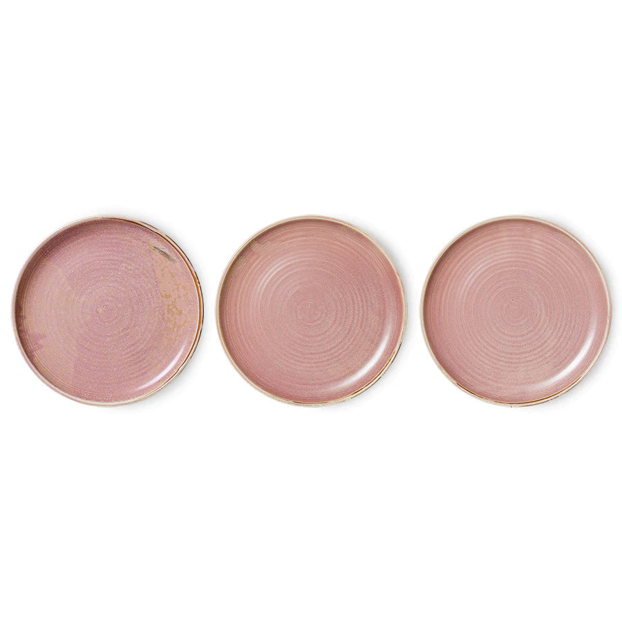 HKliving : Dinner Plate in Rustic Pink